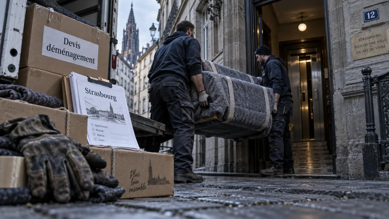 Déménagement à Strasbourg : réservez le stationnement avant le camion