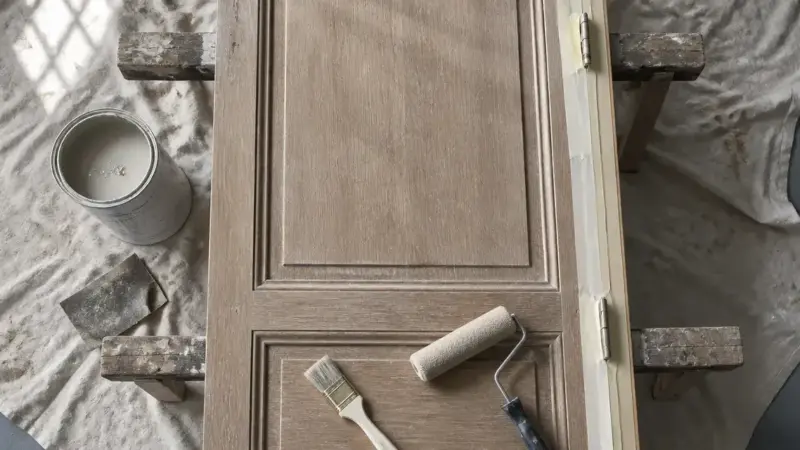 Peindre une porte en bois : la méthode pas à pas pour un rendu professionnel