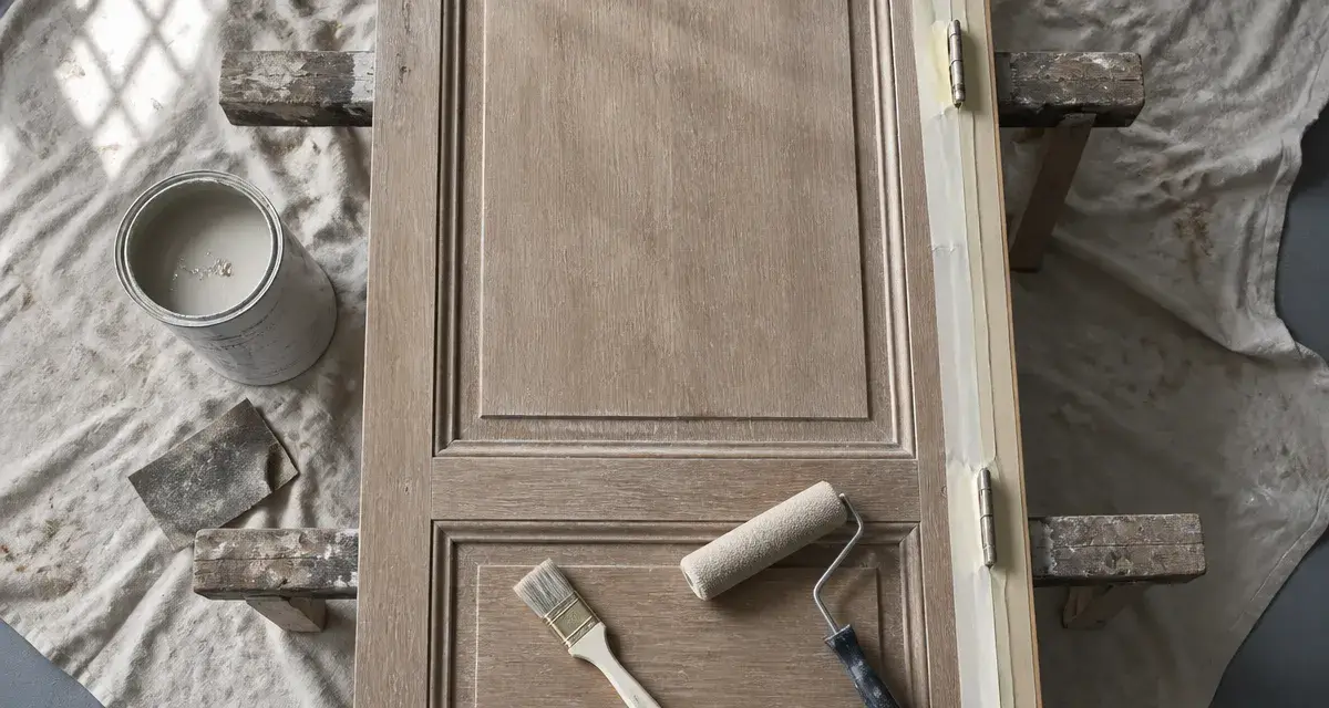 Peindre une porte en bois : la méthode pas à pas pour un rendu professionnel