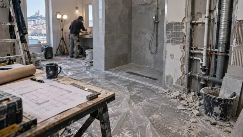 Rénovation de salle de bain à Marseille : un devis précis protège votre budget