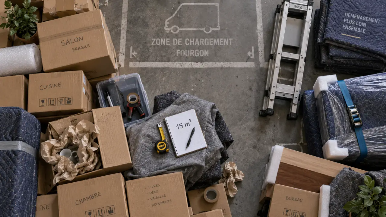 Camionnette 15 m³ : le volume adapté à un T2 et à certains T3