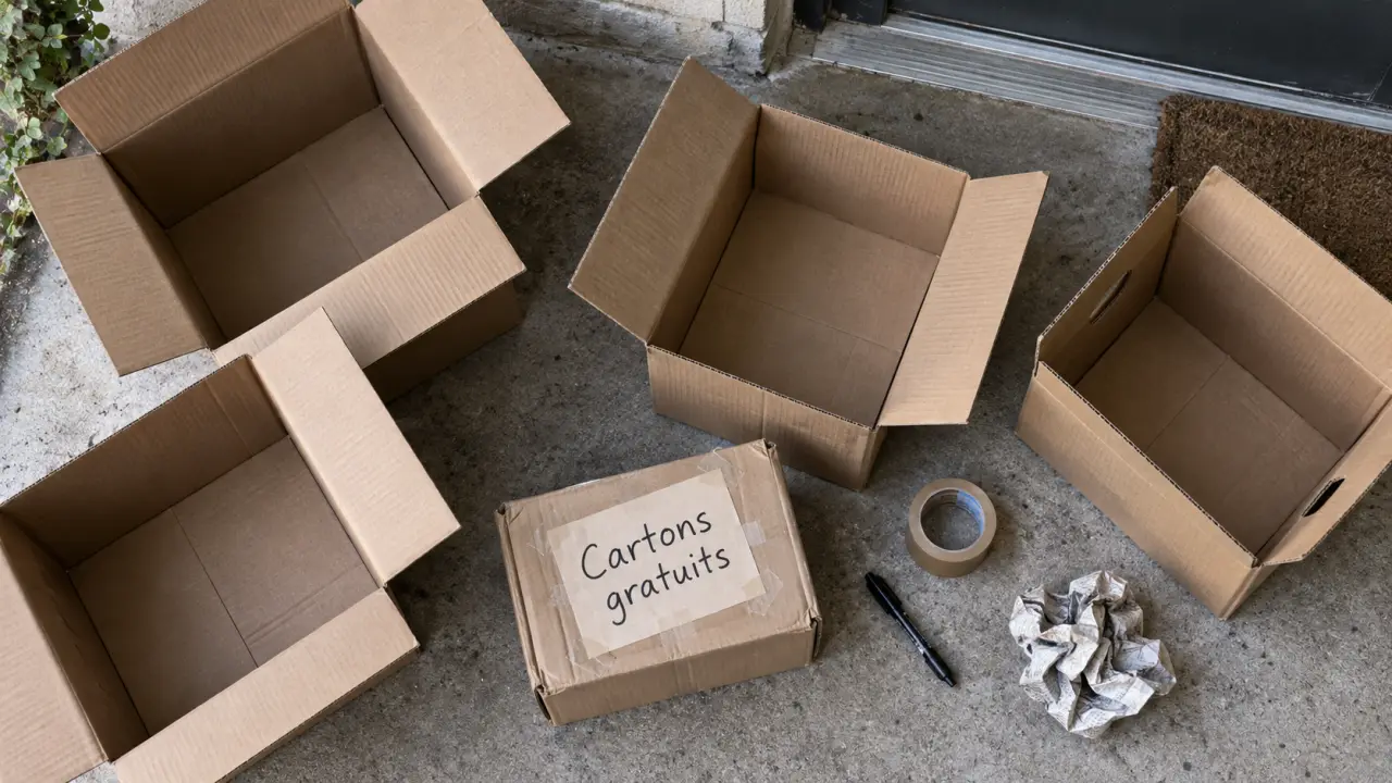 Cartons de déménagement gratuits : où les trouver, quand les demander et lesquels choisir ?