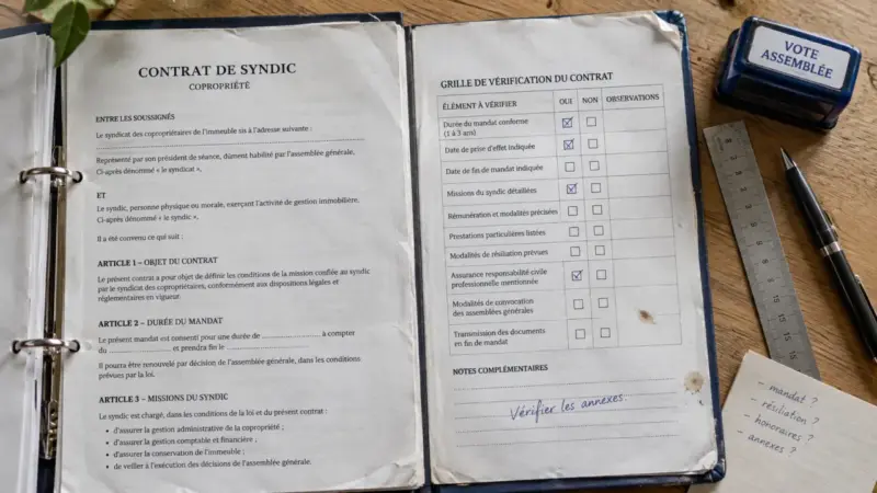 Contrat type de syndic : les frais hors forfait qui doivent vous alerter
