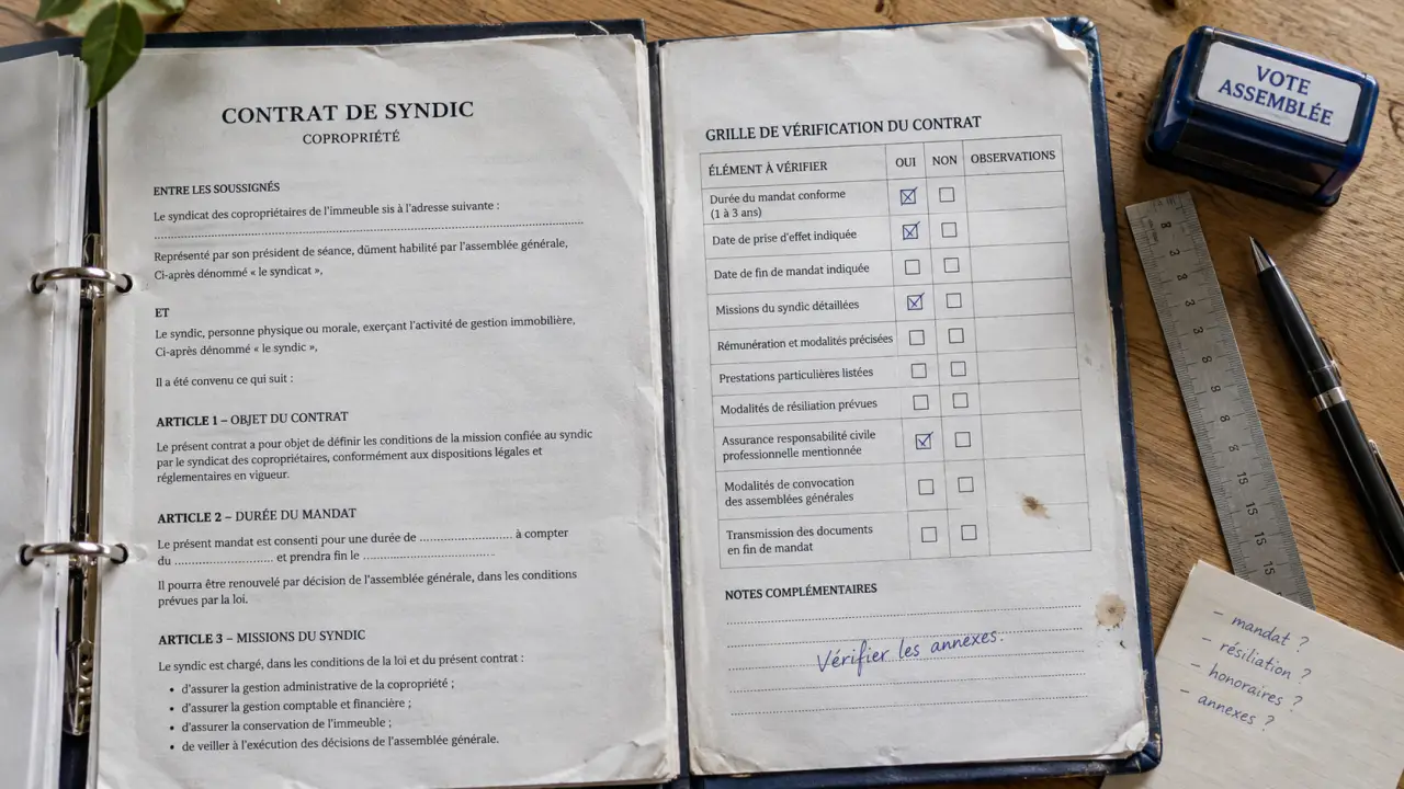 Contrat type de syndic : les frais hors forfait qui doivent vous alerter