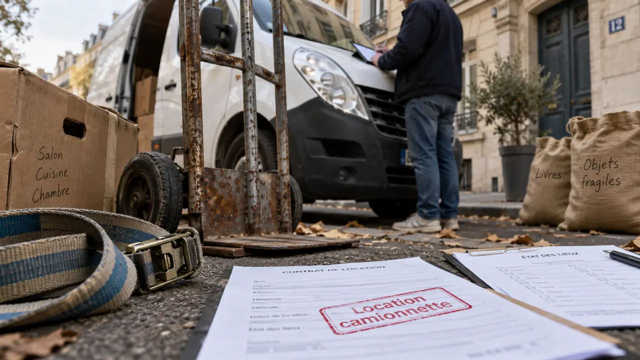 Location camionnette entre particuliers : le bon volume évite de payer deux trajets