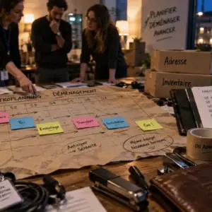 Projet de déménagement : le rétroplanning qui évite les mauvaises surprises