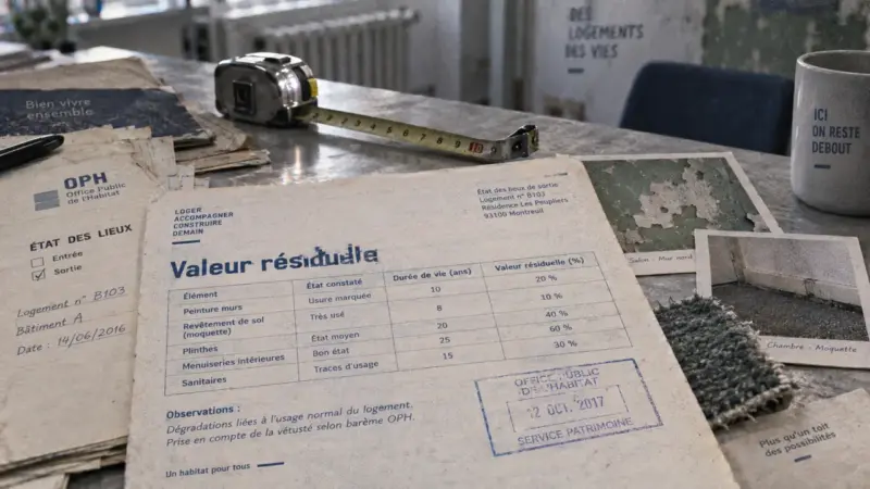 Après 20 ans en HLM, la vétusté limite fortement les retenues sur le dépôt de garantie