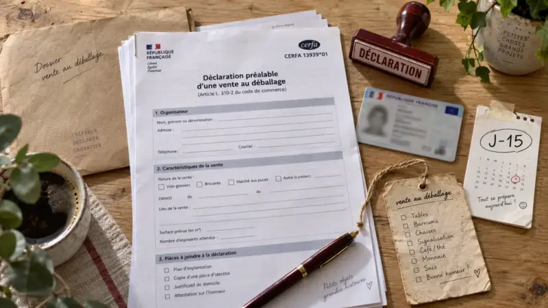 Vide-maison : déclaration en mairie, objets autorisés et limites à respecter